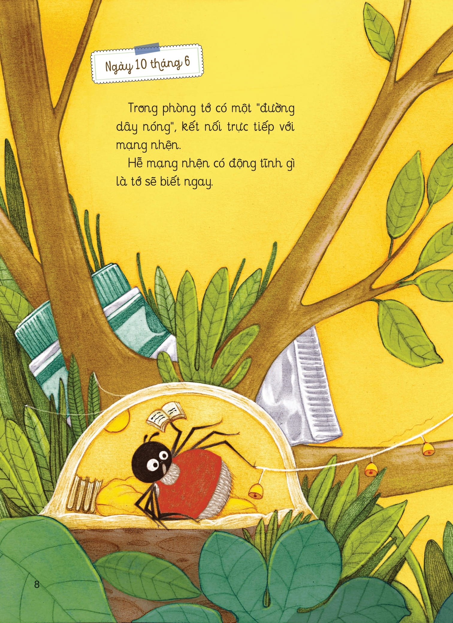 nhật kí thế giới côn trùng và những loài cùng hệ sinh thái - nhật kí nhện - Ảnh 4