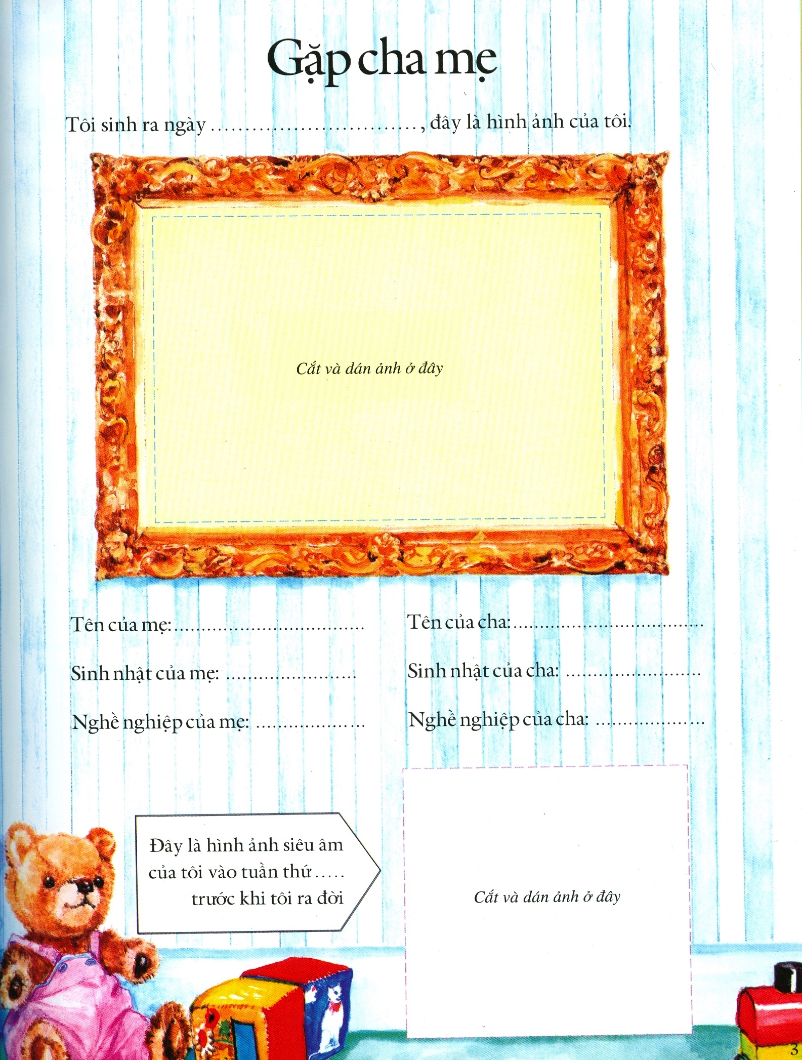 nhật ký 5 năm đầu đời của bé - Ảnh 4