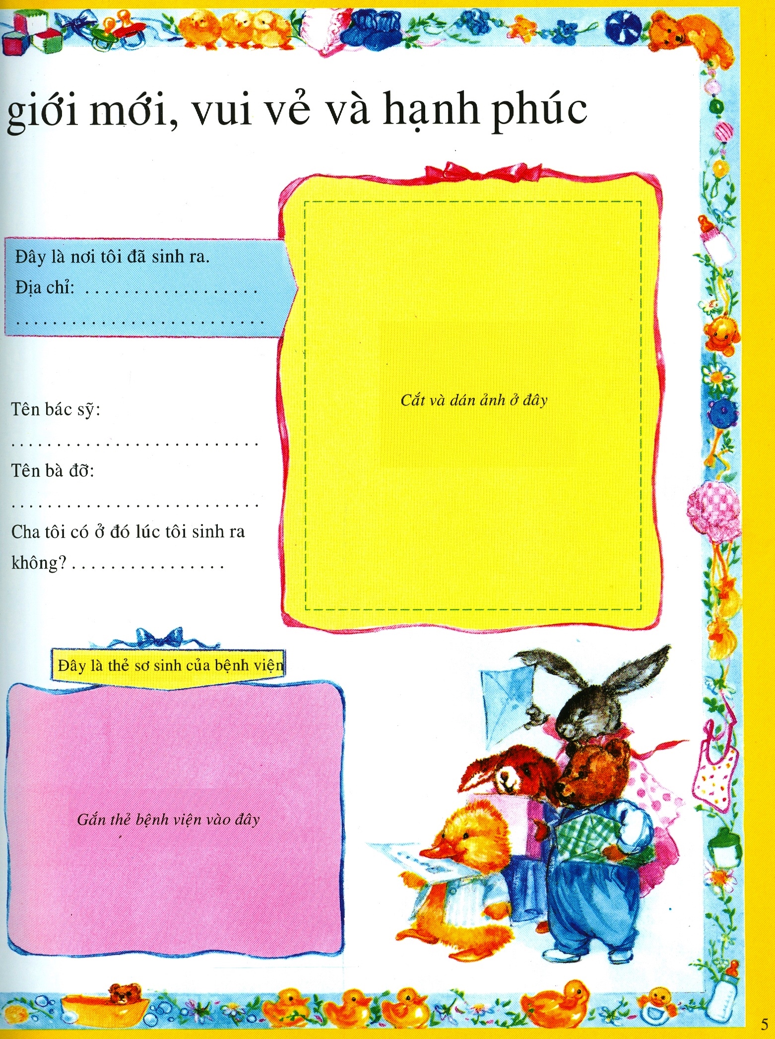 nhật ký 5 năm đầu đời của bé - Ảnh 6