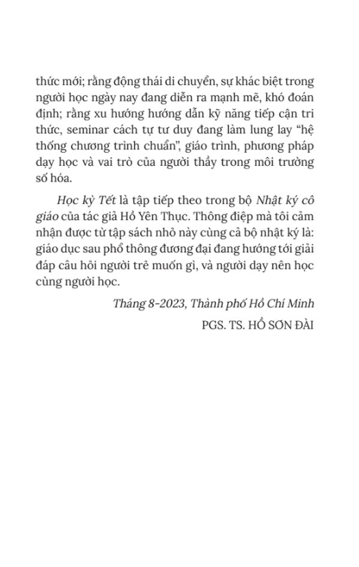 nhật ký cô giáo - học kỳ tết - Ảnh 6