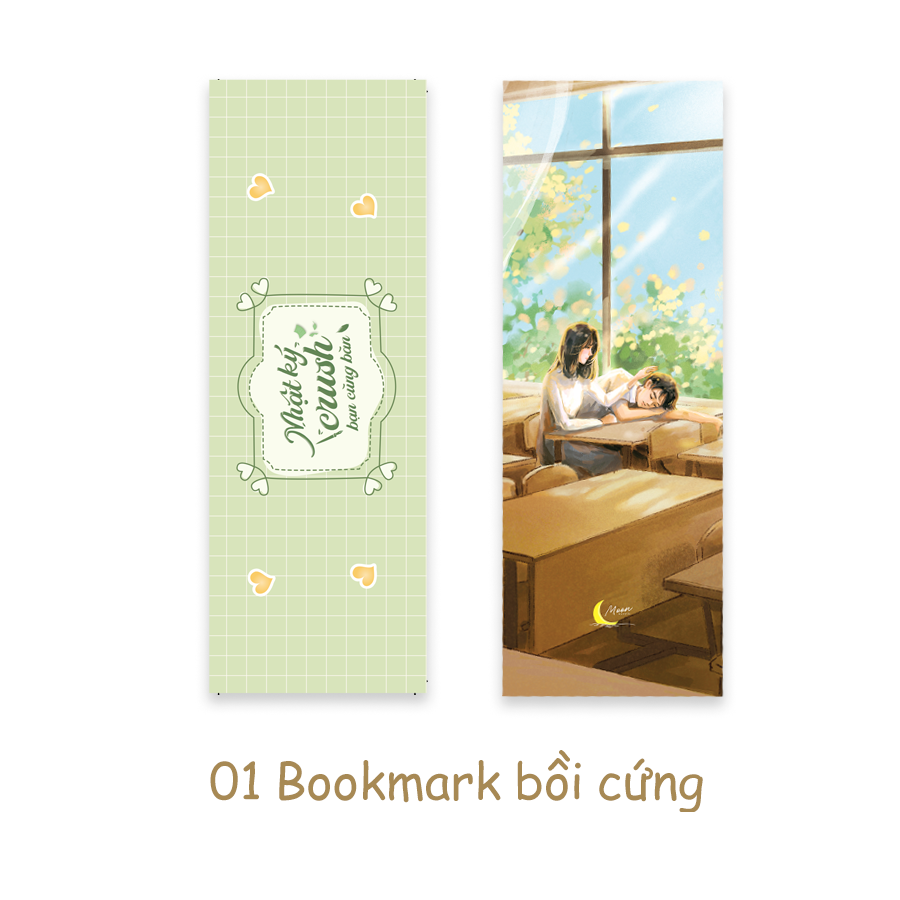 nhật ký crush bạn cùng bàn - tặng kèm bookmark bồi cứng - Ảnh 3