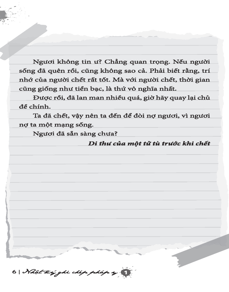 nhật ký ghi chép pháp y - tập 1 - khúc dạo đầu của đêm - Ảnh 6
