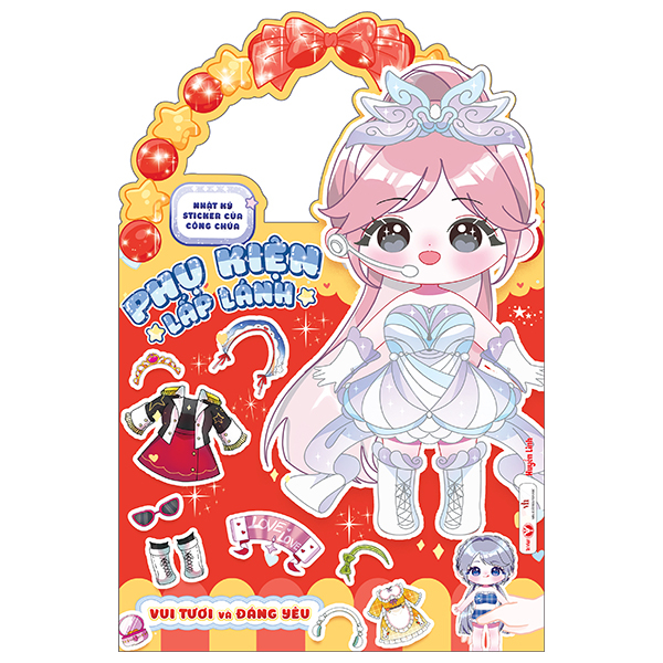 Nhật Ký Sticker Của Công Chúa - Phụ Kiện Lấp Lánh - Vui Tươi Và Đáng Yêu
