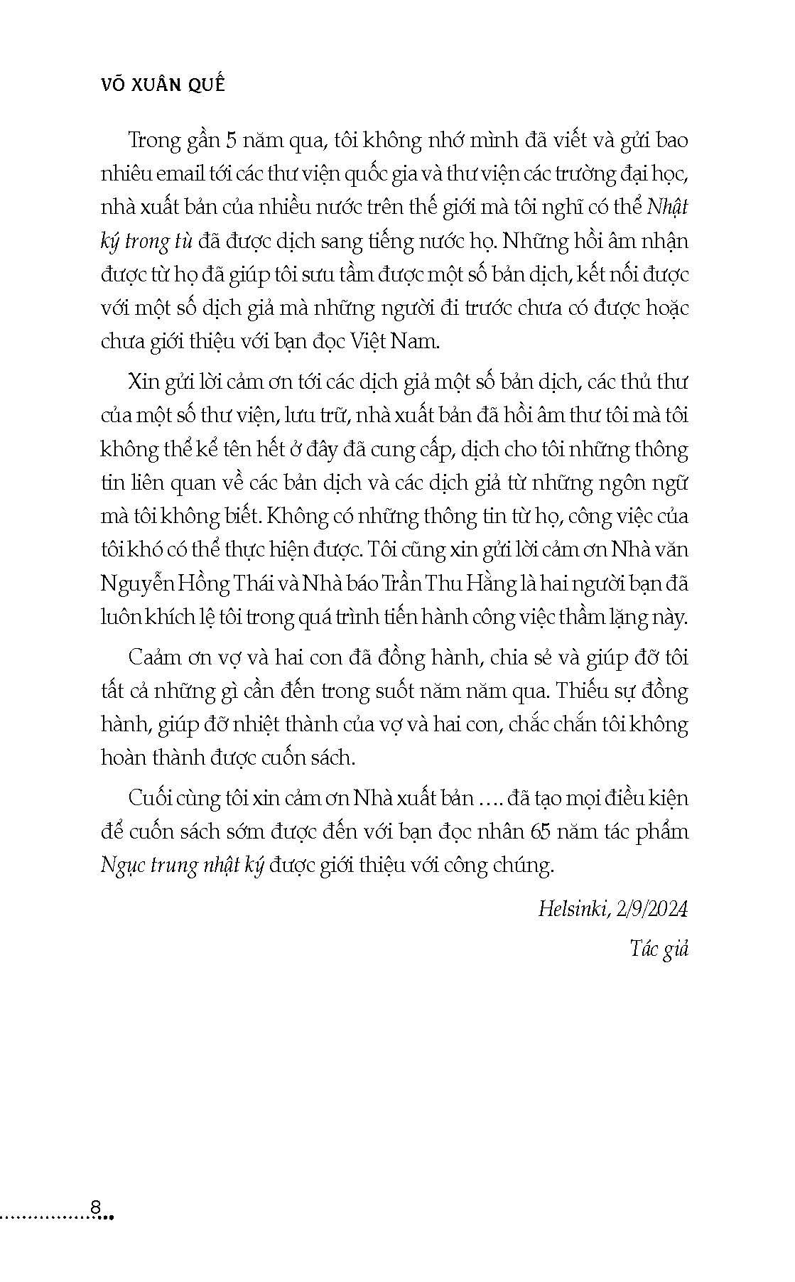 Nhật Ký Trong Tù Bằng Tiếng Nước Ngoài - Ảnh 9
