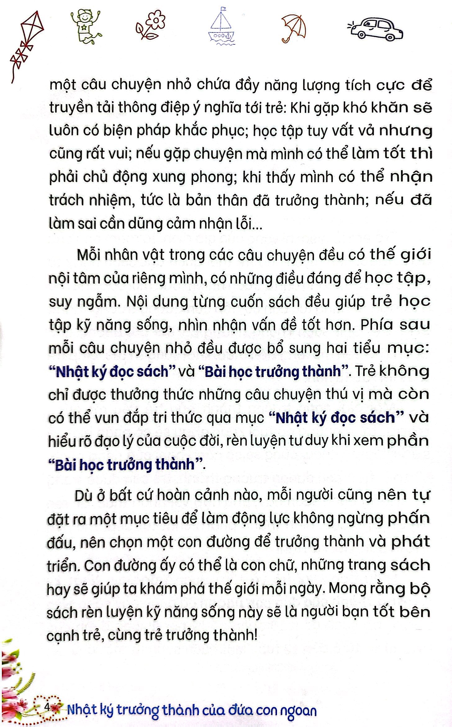 nhật ký trưởng thành của đứa con ngoan - con học cách ứng xử (tái bản 2022) - Ảnh 4