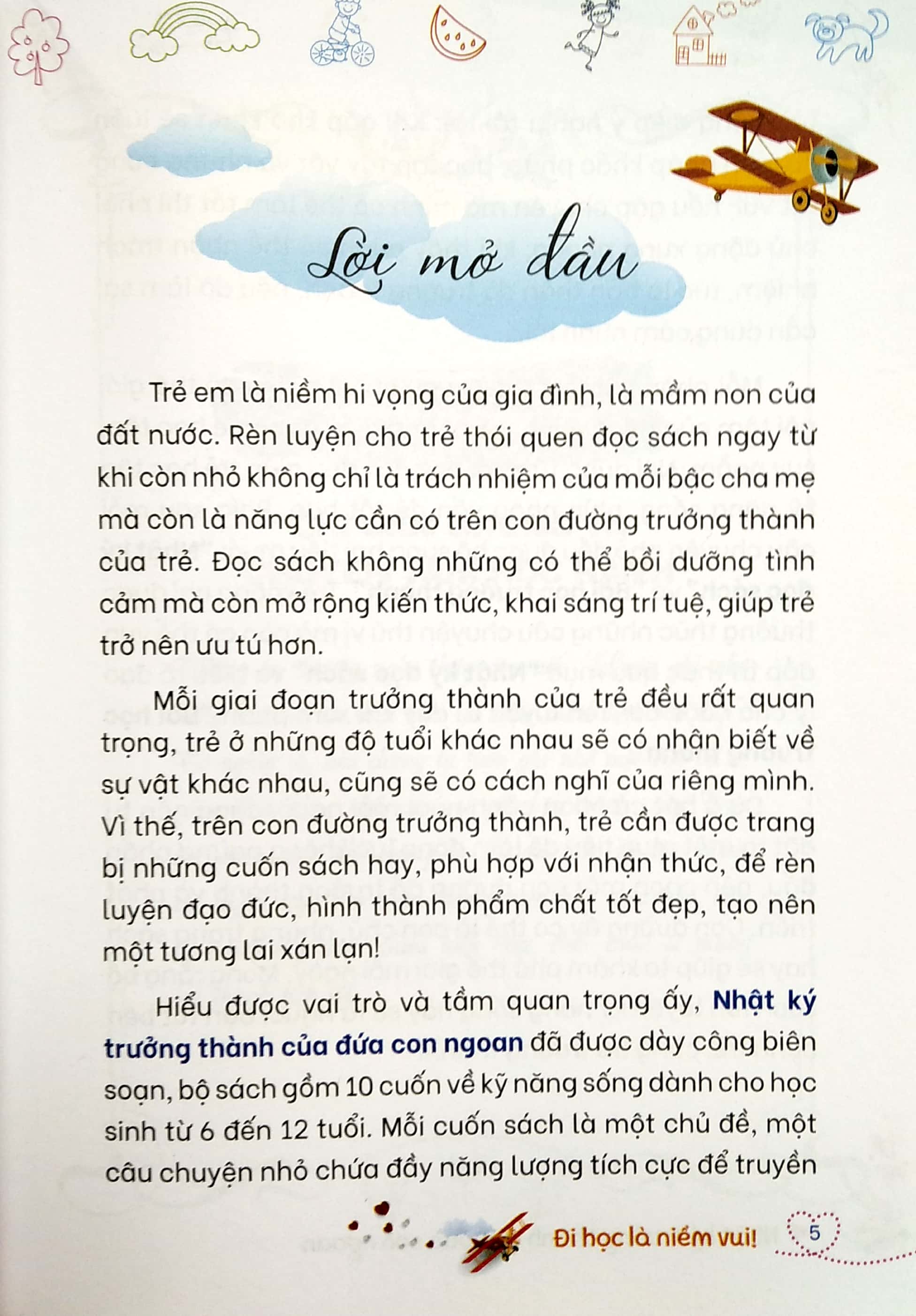 nhật ký trưởng thành của đứa con ngoan - đi học là niềm vui (tái bản 2023) - Ảnh 3