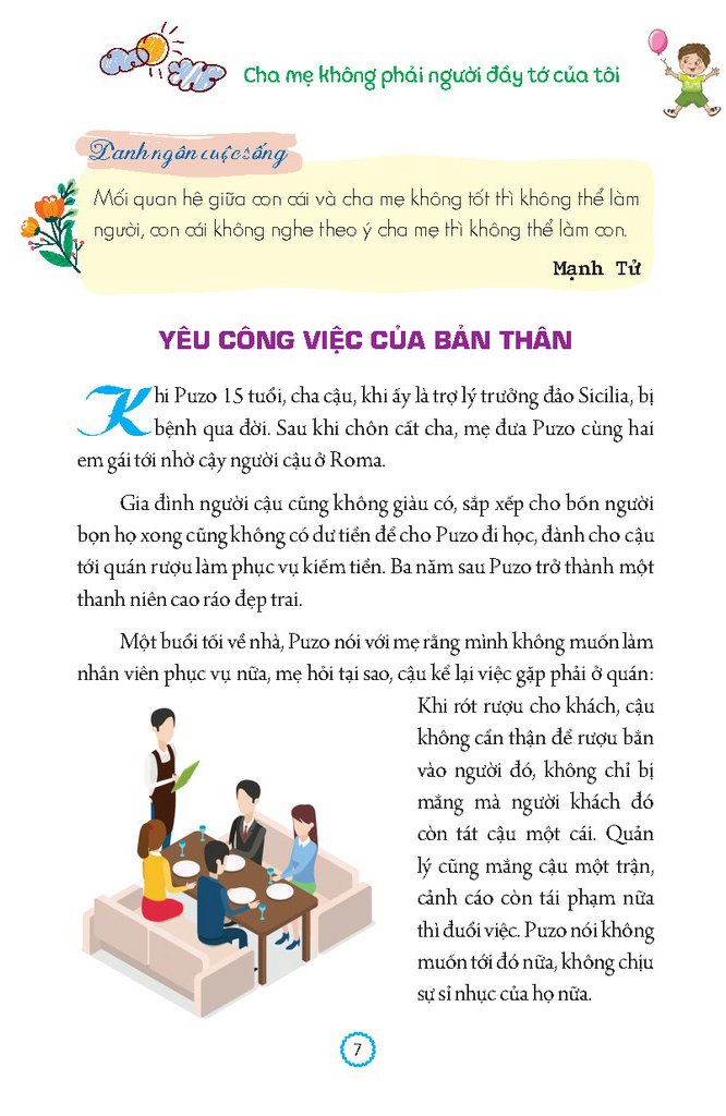nhật ký trưởng thành của đứa trẻ ngoan - cha mẹ không phải người đầy tớ của tôi (tái bản) - Ảnh 4