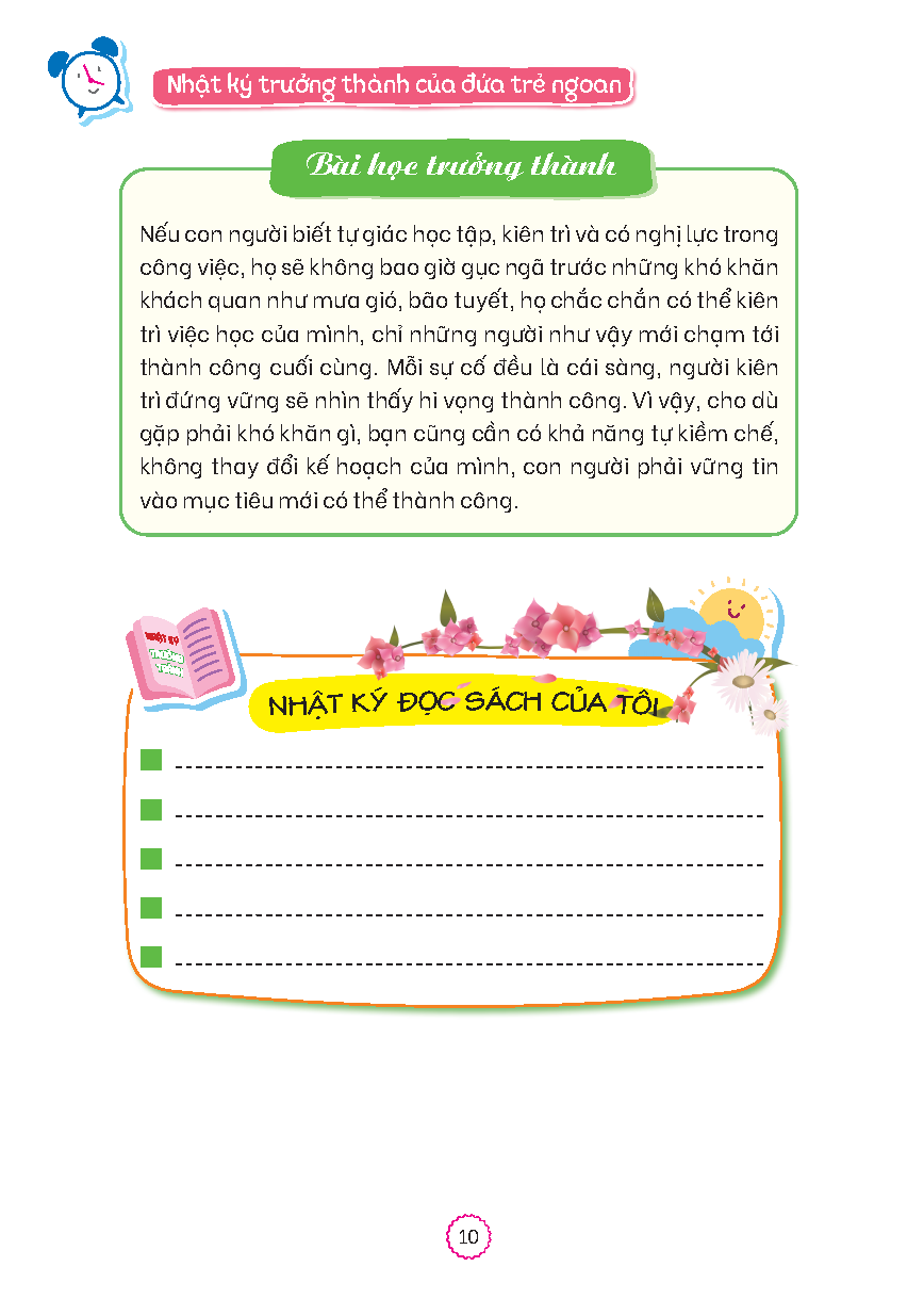 nhật ký trưởng thành của đứa trẻ ngoan - học cách làm chủ bản thân (tái bản 2023) - Ảnh 7