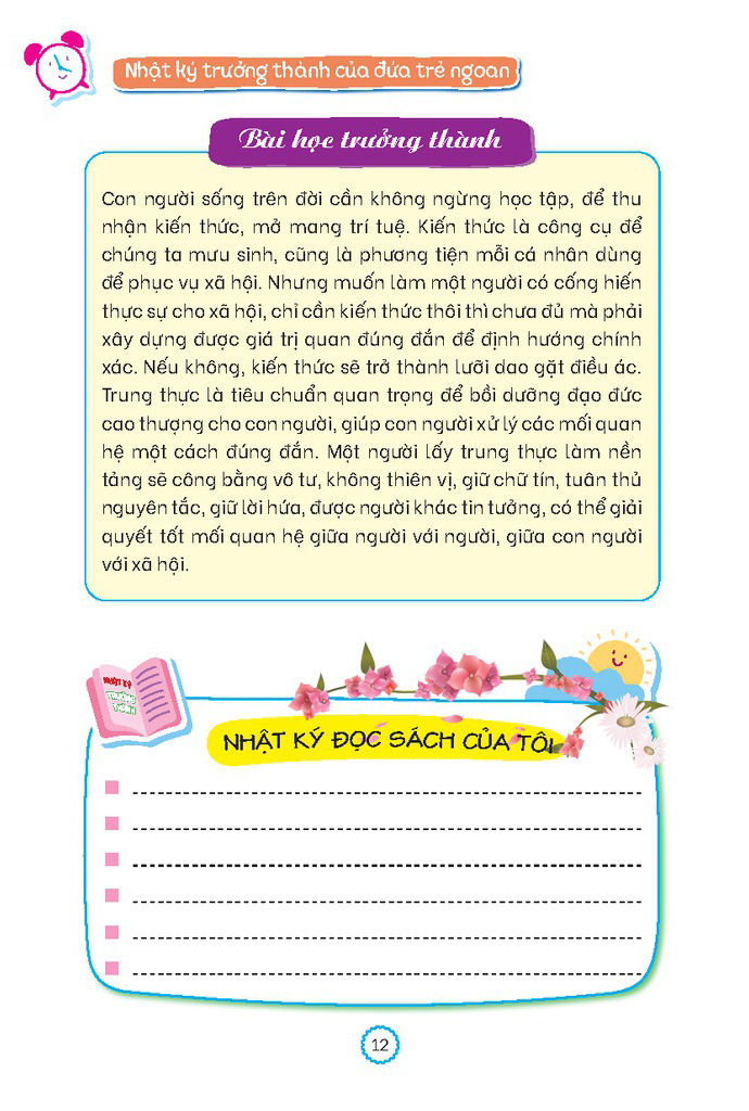 nhật ký trưởng thành của đứa trẻ ngoan - làm một người trung thực (tái bản 2023) - Ảnh 8
