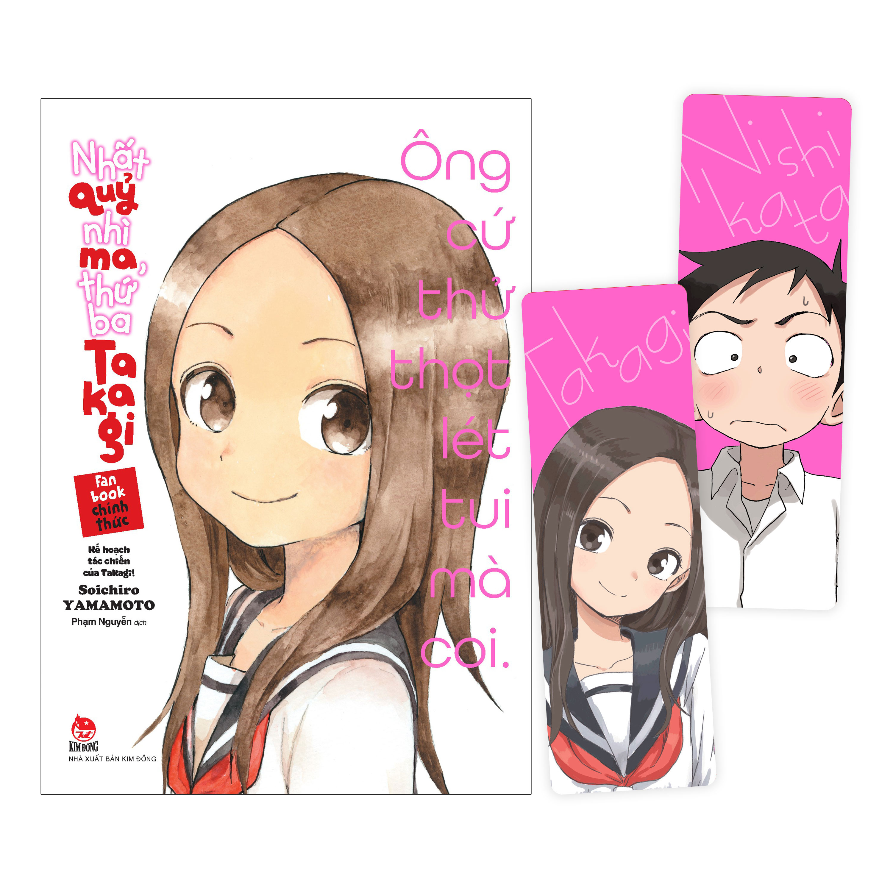 nhất quỷ nhì ma, thứ ba takagi - fanbook chính thức - kế hoạch tác chiến của takagi! - tặng kèm set 2 bookmark - Ảnh 2