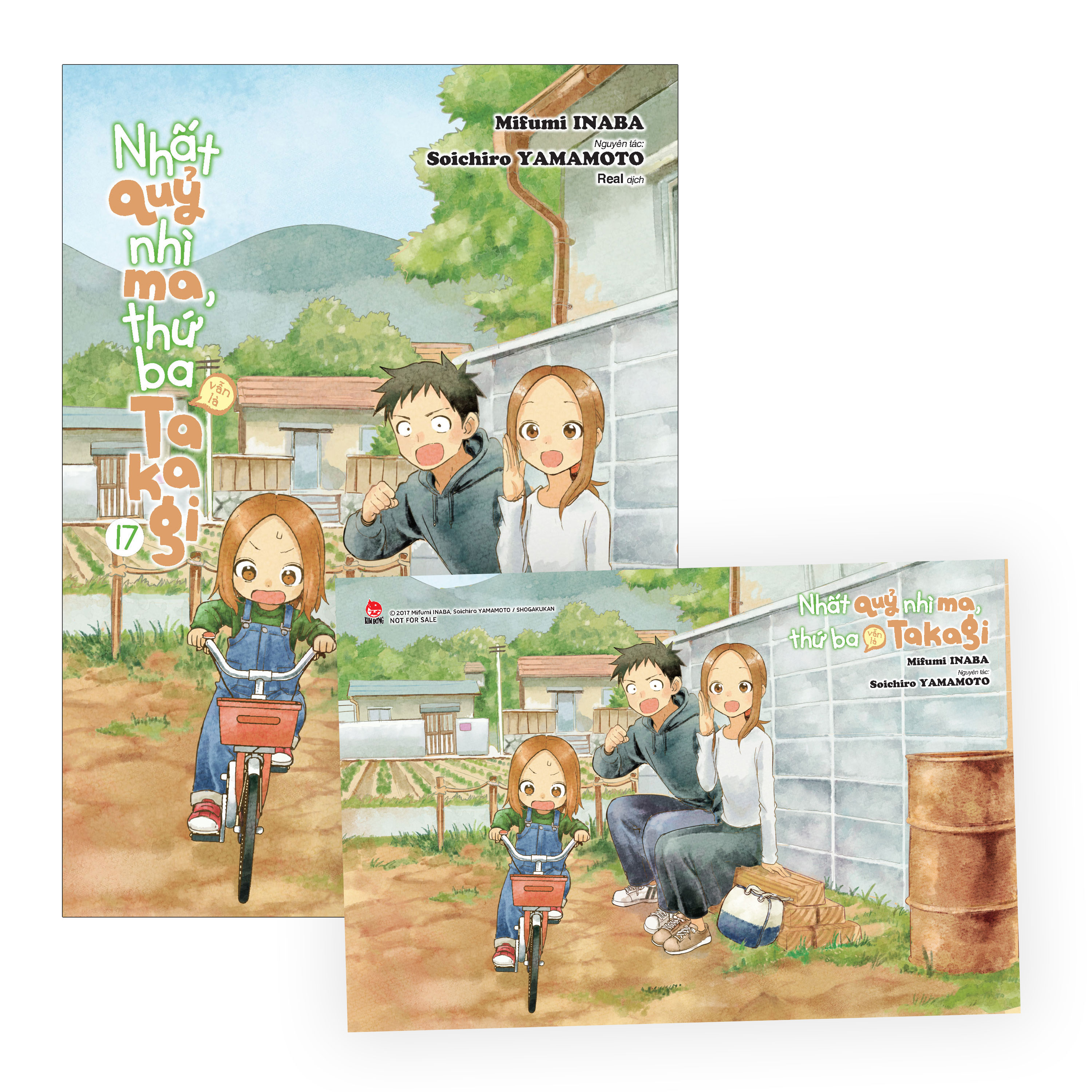 nhất quỷ nhì ma, thứ ba (vẫn là) takagi - tập 17 - tặng kèm postcard - Ảnh 2