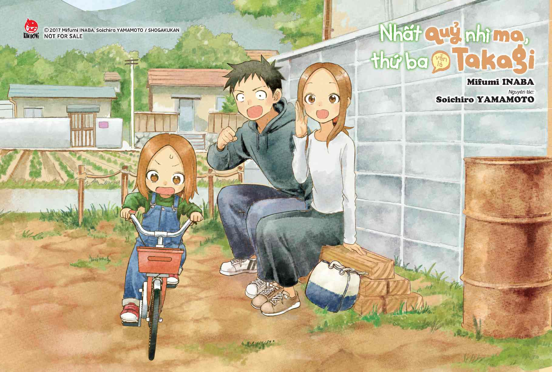 nhất quỷ nhì ma, thứ ba (vẫn là) takagi - tập 17 - tặng kèm postcard - Ảnh 4