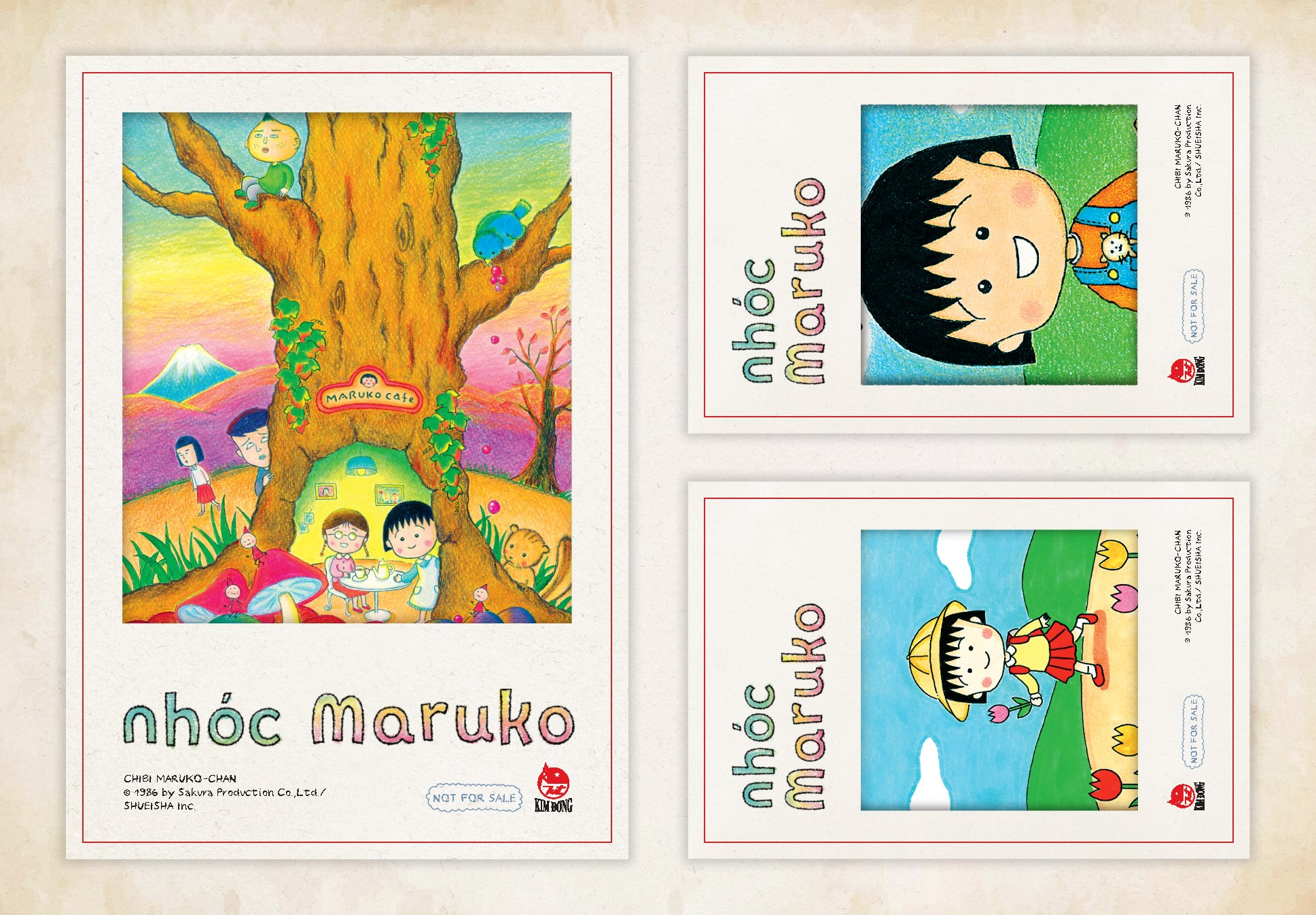 nhóc maruko - tập 16 - tặng kèm set postcard polaroid - Ảnh 4