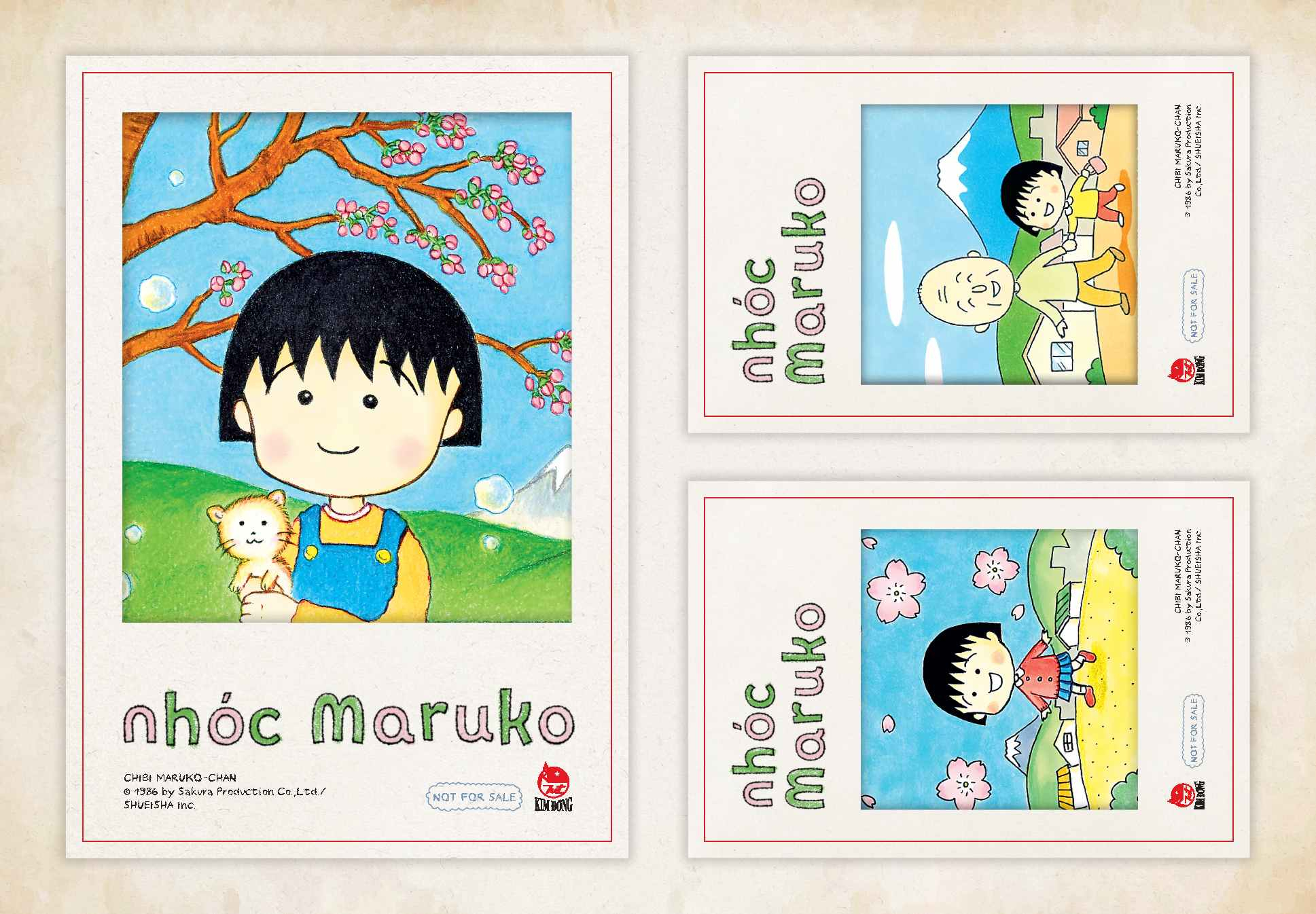 nhóc maruko - tập 17 - tặng kèm set postcard polaroid - Ảnh 4