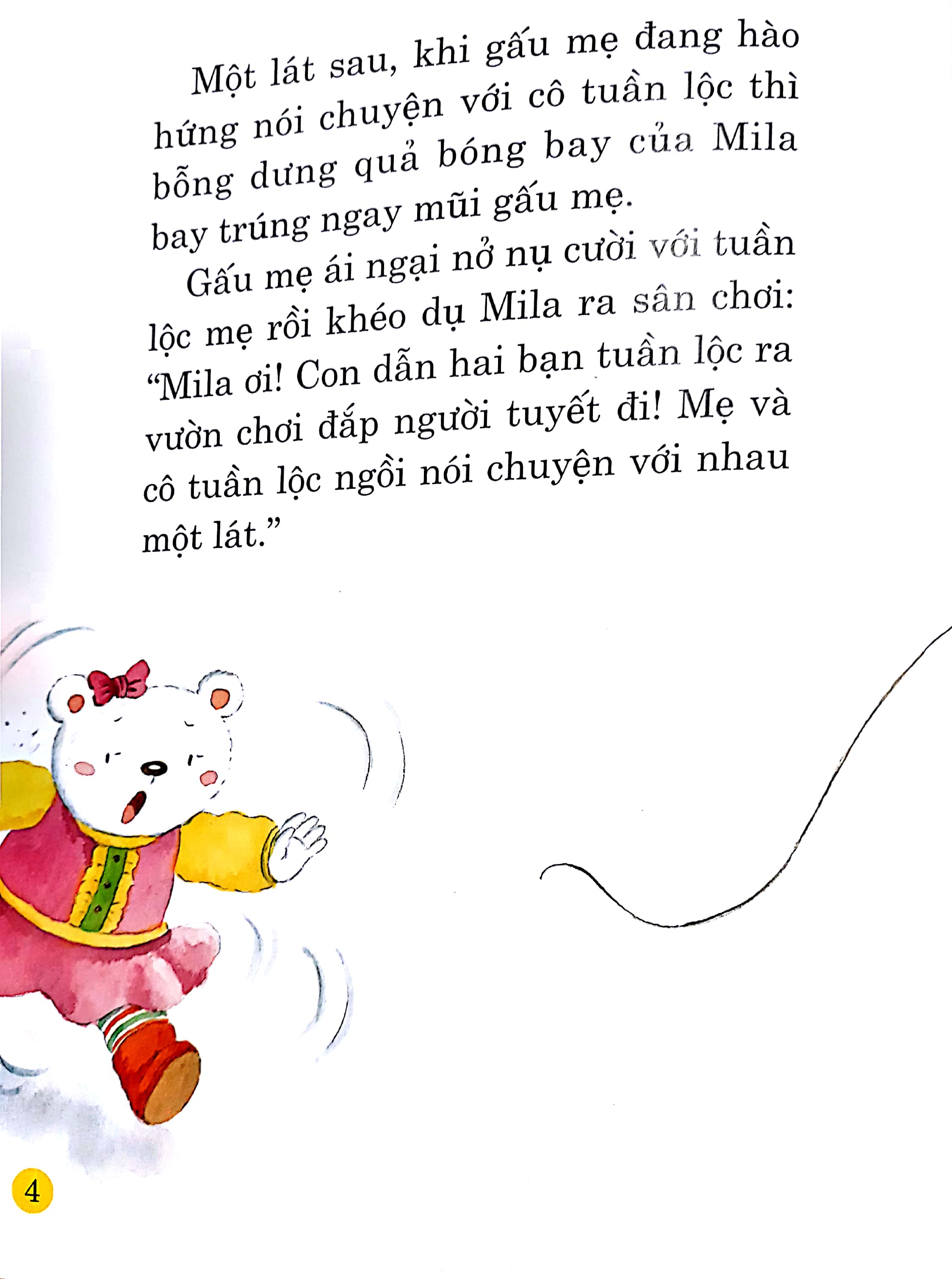 những bài học an toàn cùng gấu mila - học cách tiếp khách đến chơi nhà - Ảnh 4