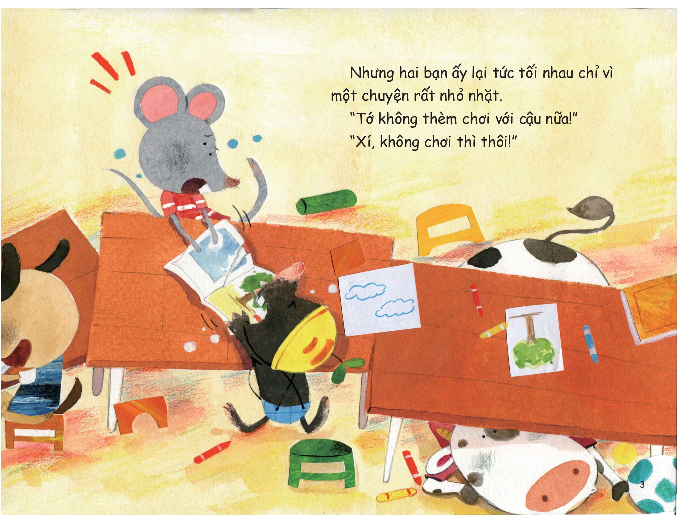 những bài học đầu tiên của bé - bạn ơi, mình làm hòa nhé! - Ảnh 3