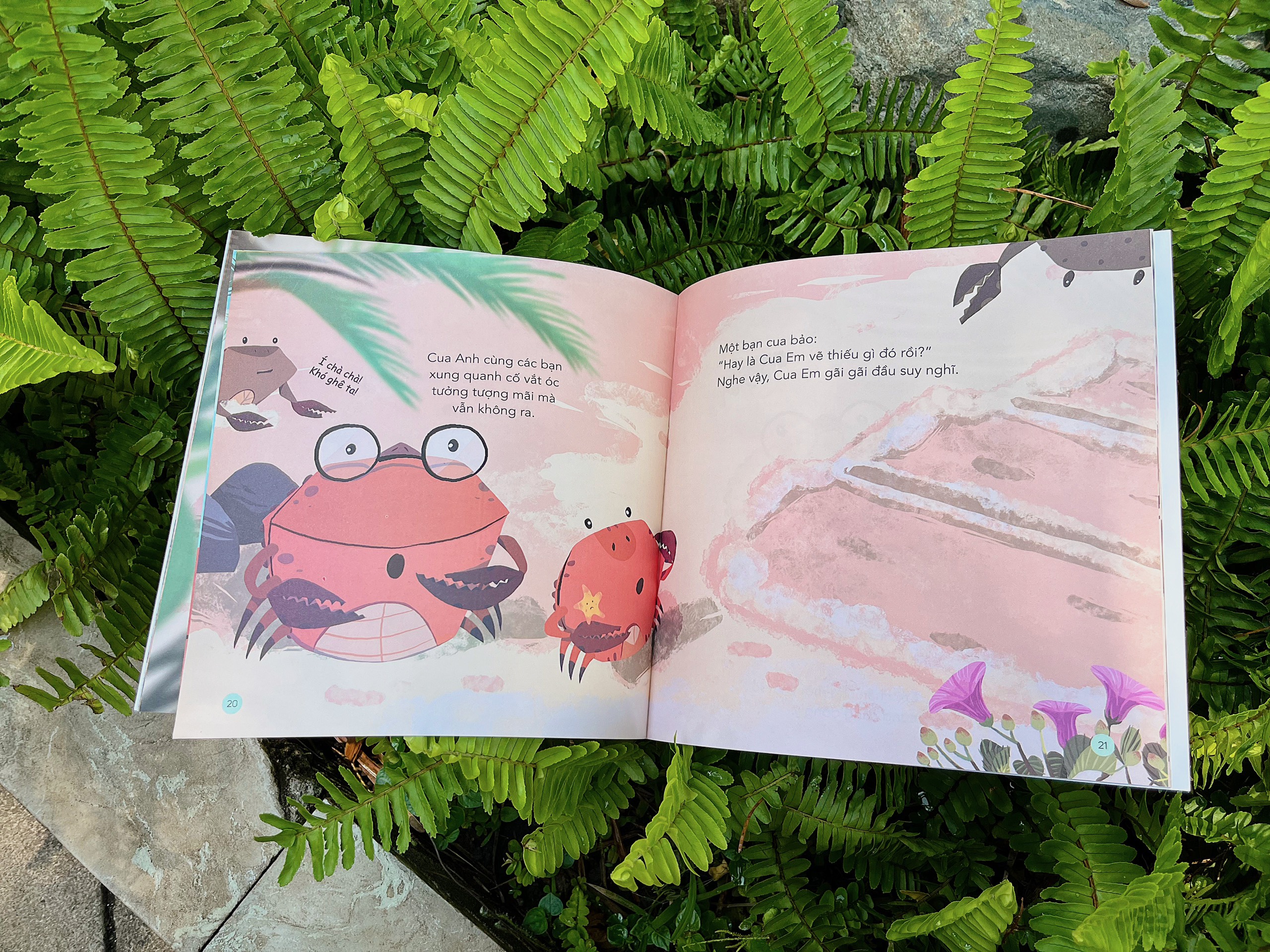 những bài học nhỏ - cua vẽ tranh cát - Ảnh 3