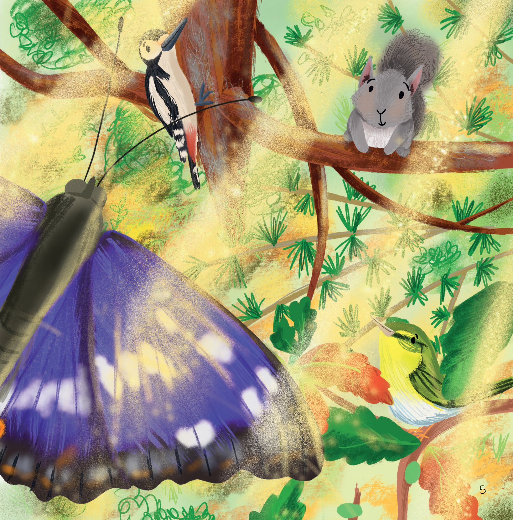 những bài học nhỏ từ rừng xanh - chú bướm kiêu căng học cách kết bạn - Ảnh 6