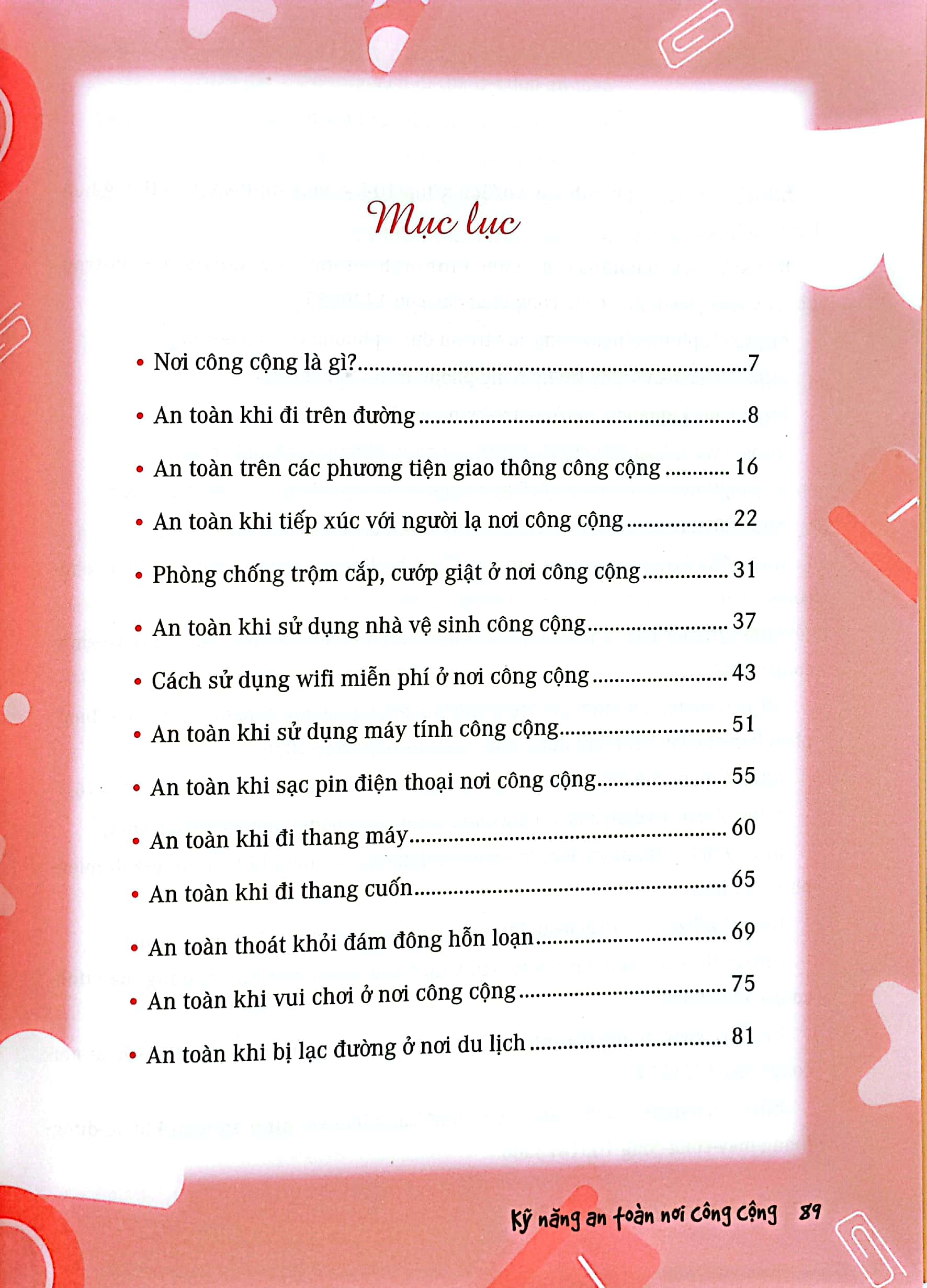 những bài học về sự an toàn - kỹ năng an toàn nơi công cộng - Ảnh 3