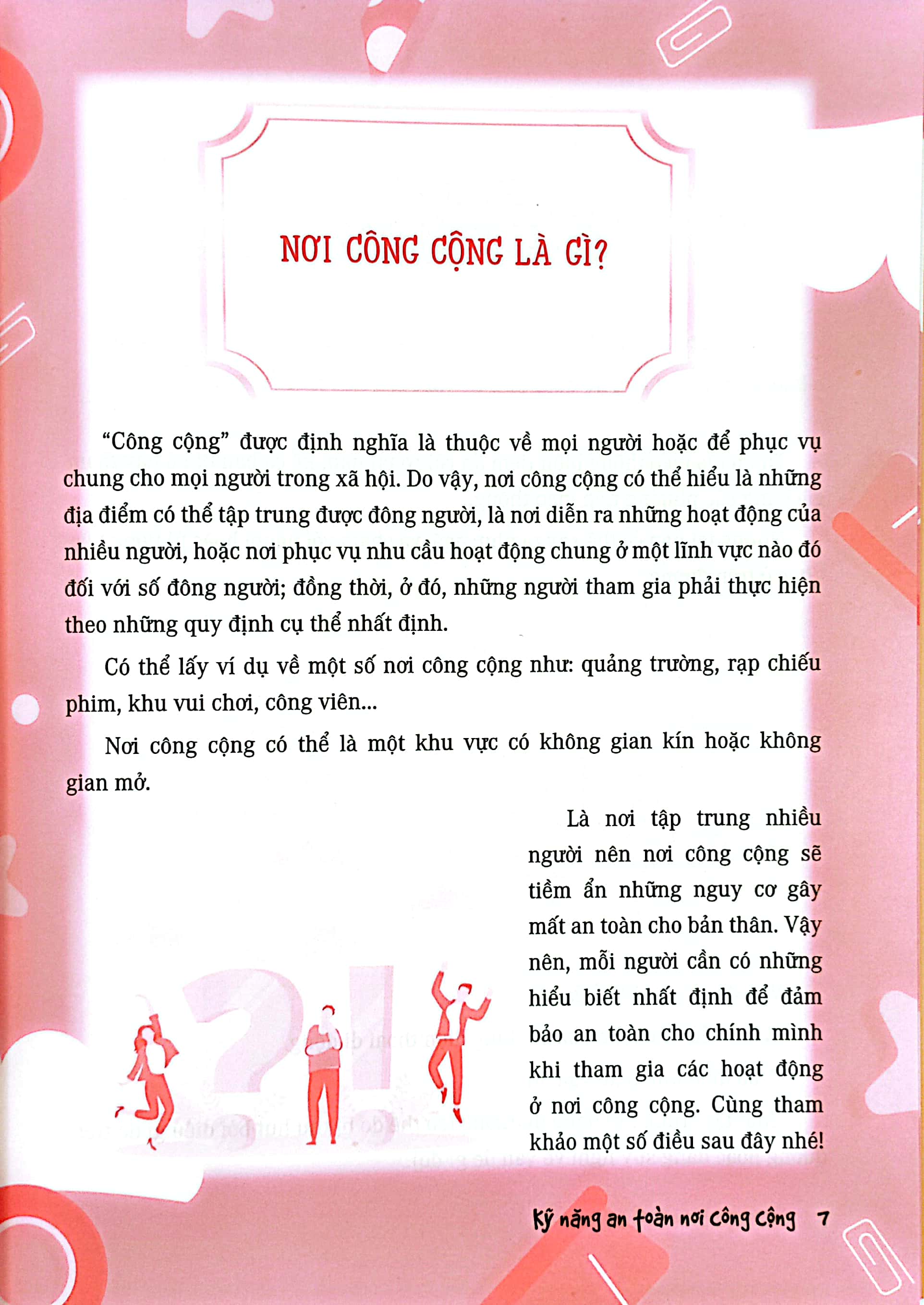 những bài học về sự an toàn - kỹ năng an toàn nơi công cộng - Ảnh 4