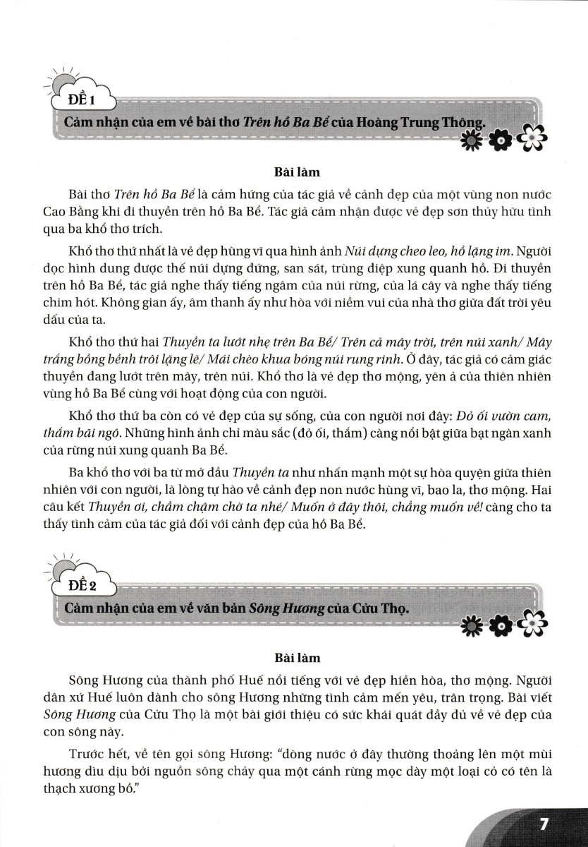 những bài làm văn mẫu 3 - tập 2 (cánh diều) - Ảnh 7