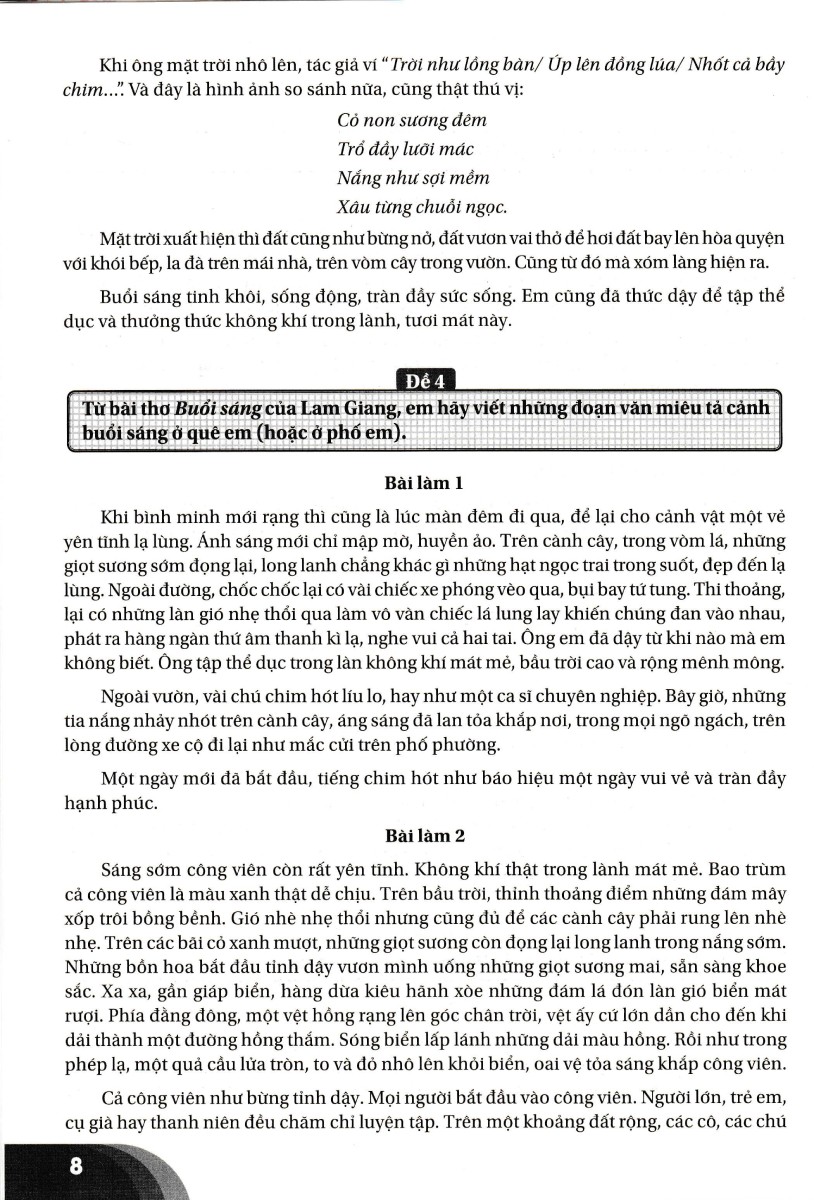 những bài làm văn mẫu 3 - tập 2 (kết nối) - Ảnh 8