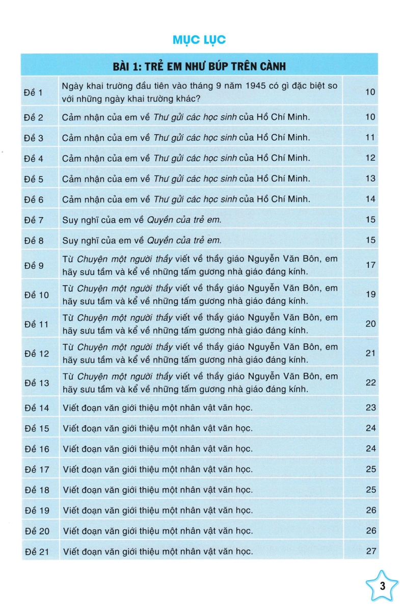 những bài làm văn mẫu 5 - tập 1 (cánh diều) - Ảnh 3
