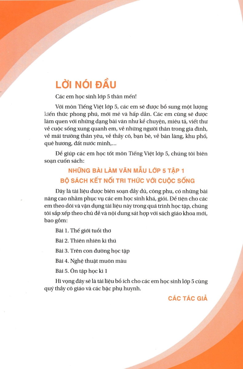 những bài làm văn mẫu 5 - tập 1 (kết nối) - Ảnh 3