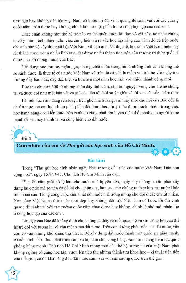 những bài làm văn mẫu 5 - tập 2 (cánh diều) - Ảnh 9