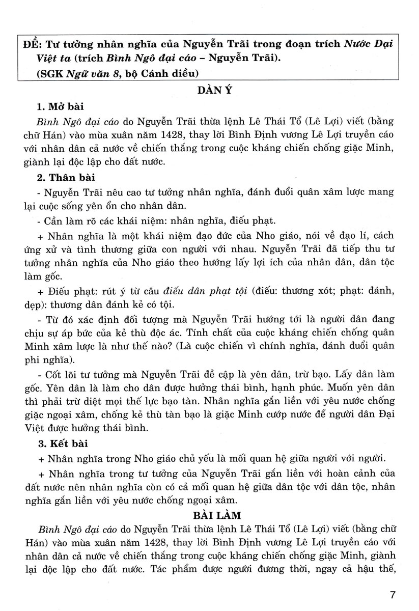 những bài làm văn mẫu 8 (dùng chung cho các bộ sgk hiện hành) - Ảnh 11