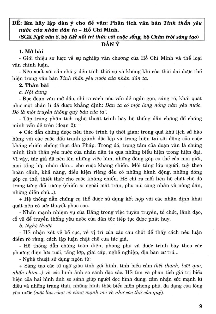 những bài làm văn mẫu 8 (dùng chung cho các bộ sgk hiện hành) - Ảnh 13