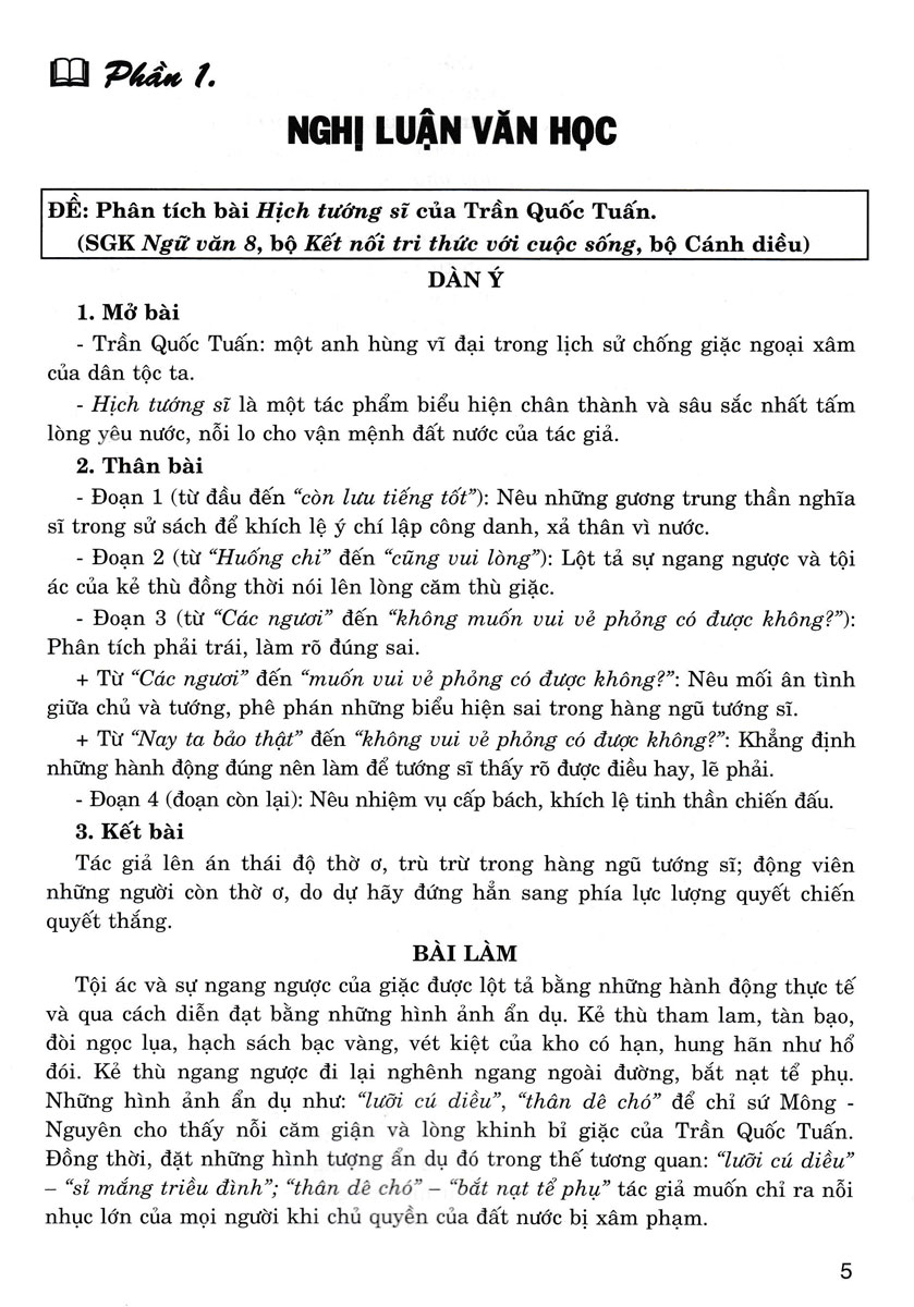 những bài làm văn mẫu 8 (dùng chung cho các bộ sgk hiện hành) - Ảnh 9