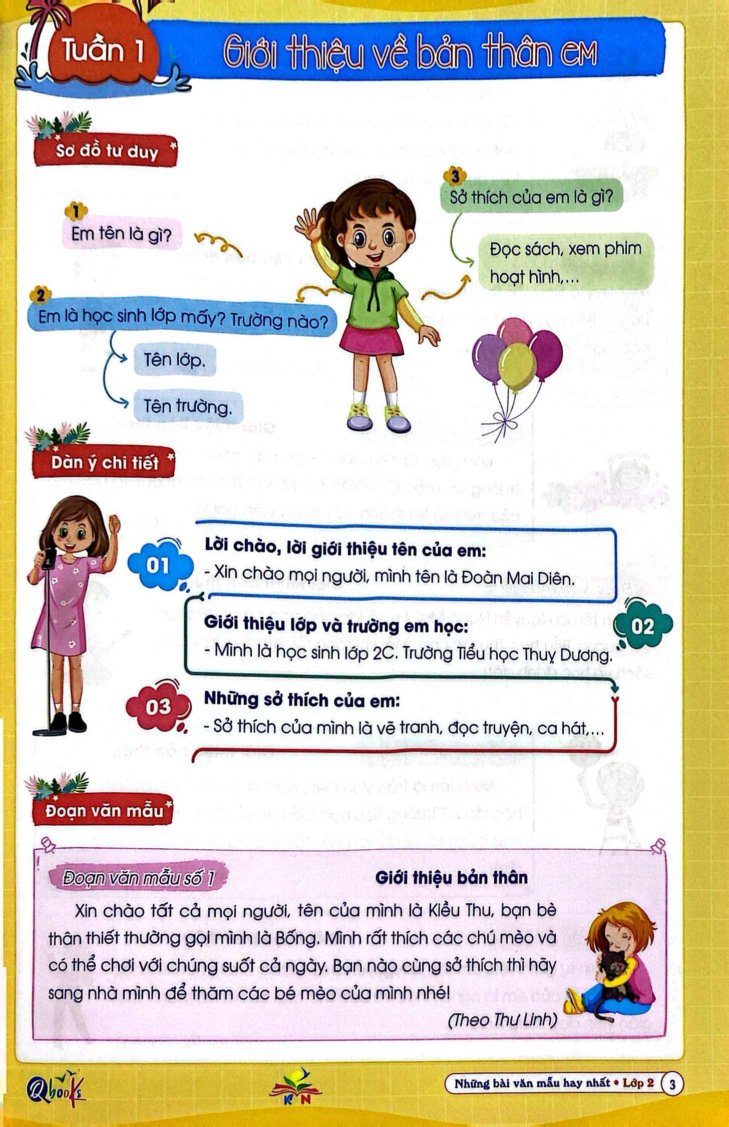 những bài làm văn mẫu hay nhất lớp 2 (kết nối) - Ảnh 5