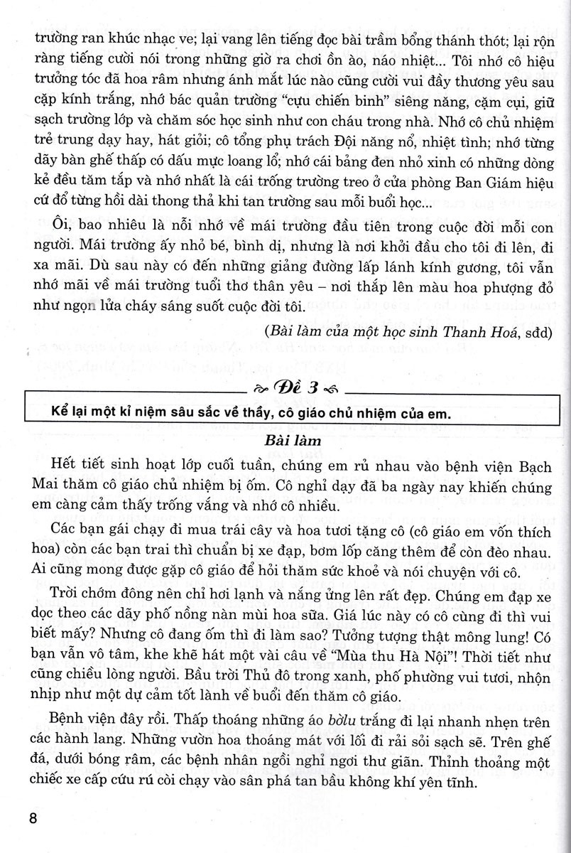 những bài làm văn tiêu biểu 8 (dùng chung cho các bộ sgk hiện hành) - Ảnh 6