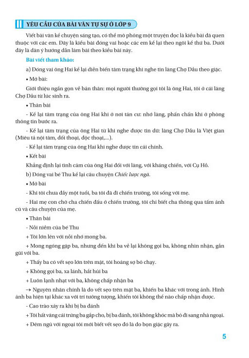 những bài văn chọn lọc 9 (theo chương trình gdpt mới) - Ảnh 5