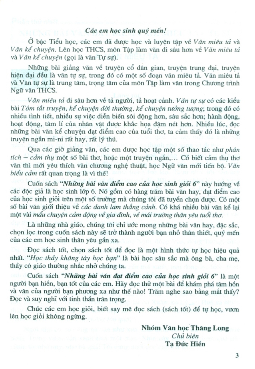 những bài văn đạt điểm cao của học sinh giỏi 6 (dùng chung cho các bộ sgk hiện hành) - Ảnh 4