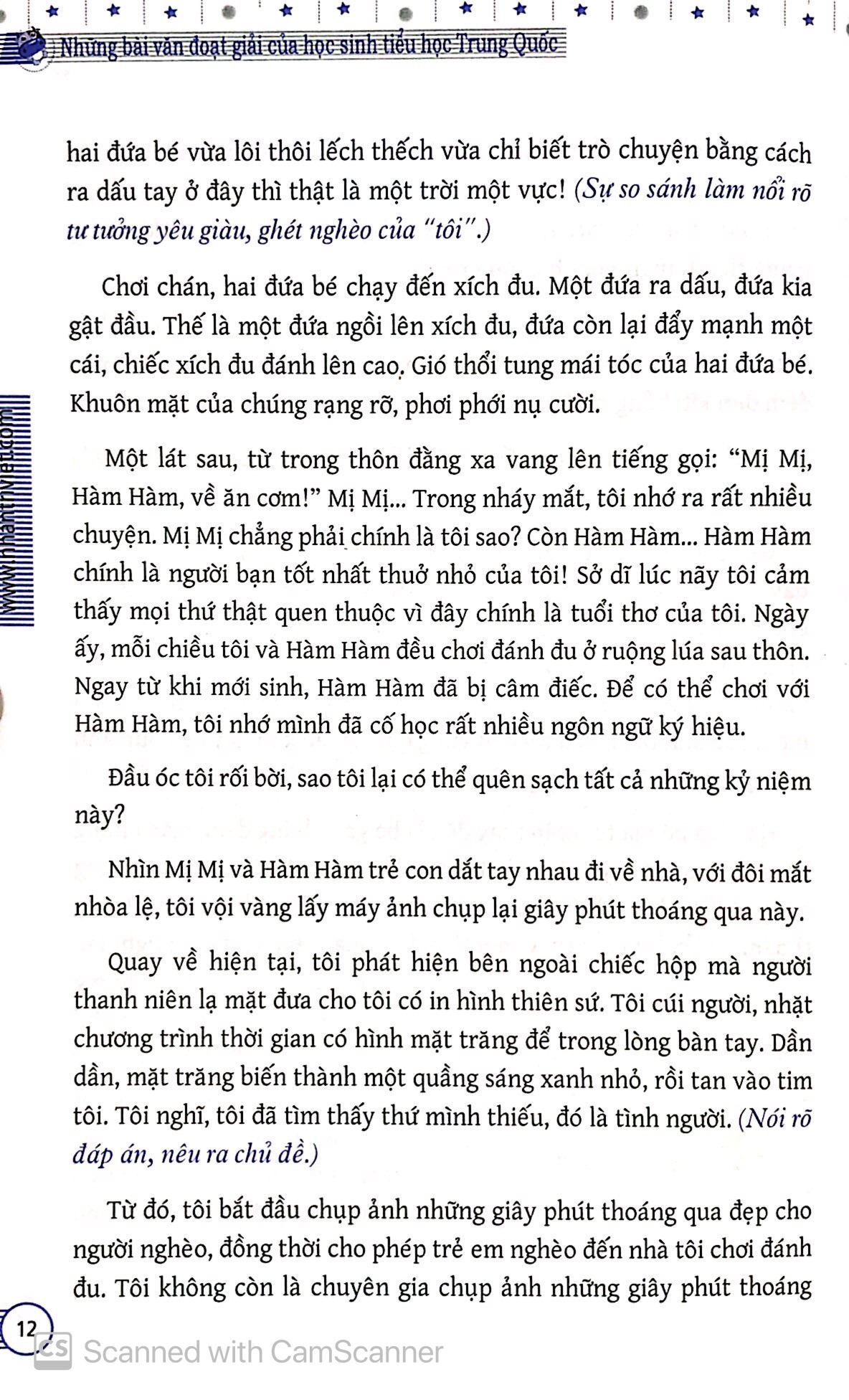 những bài văn đoạt giải của học sinh tiểu học trung quốc - Ảnh 6