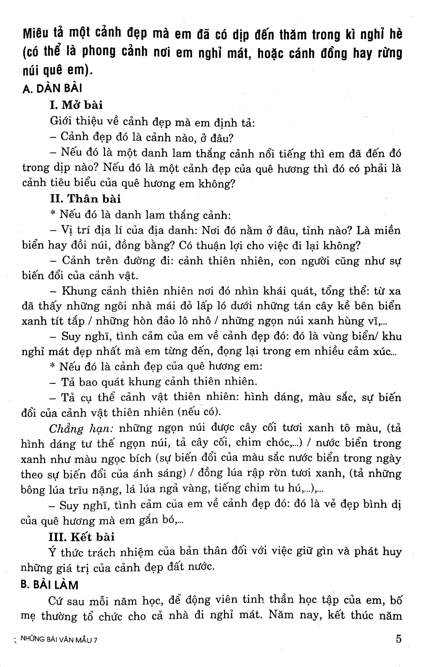 những bài văn mẫu - lớp 7 - Ảnh 5