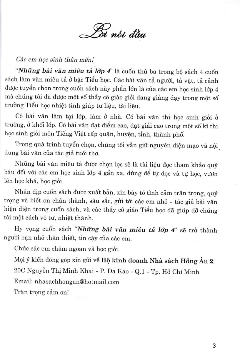 những bài văn miêu tả lớp 4 (dùng chung cho các bộ sgk hiện hành) - Ảnh 3