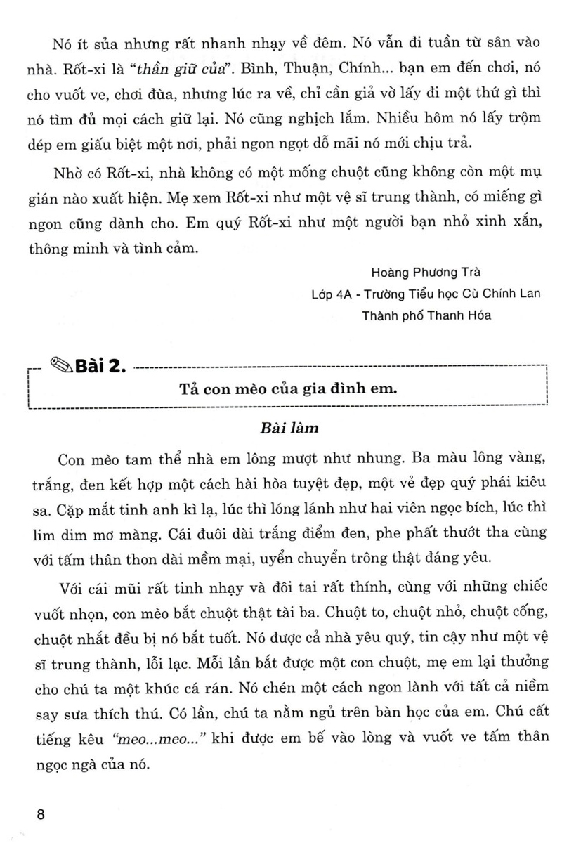 những bài văn miêu tả lớp 4 (dùng chung cho các bộ sgk hiện hành) - Ảnh 8
