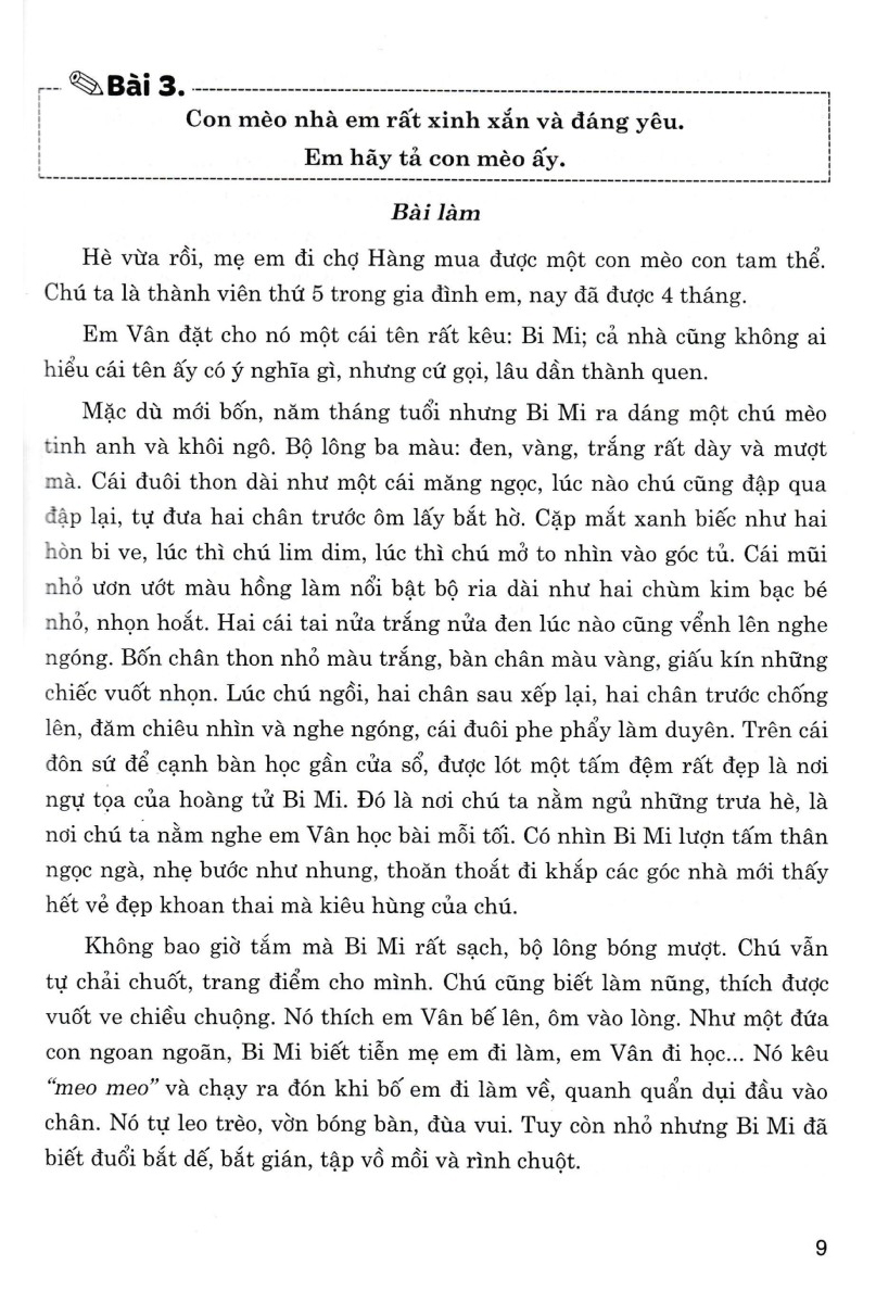 những bài văn miêu tả lớp 4 (dùng chung cho các bộ sgk hiện hành) - Ảnh 9