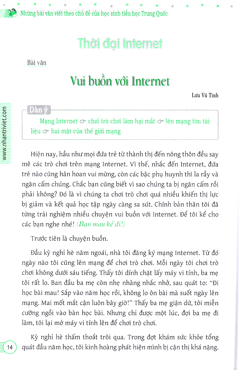 những bài viết theo chủ đề của học sinh tiểu học trung quốc - Ảnh 8