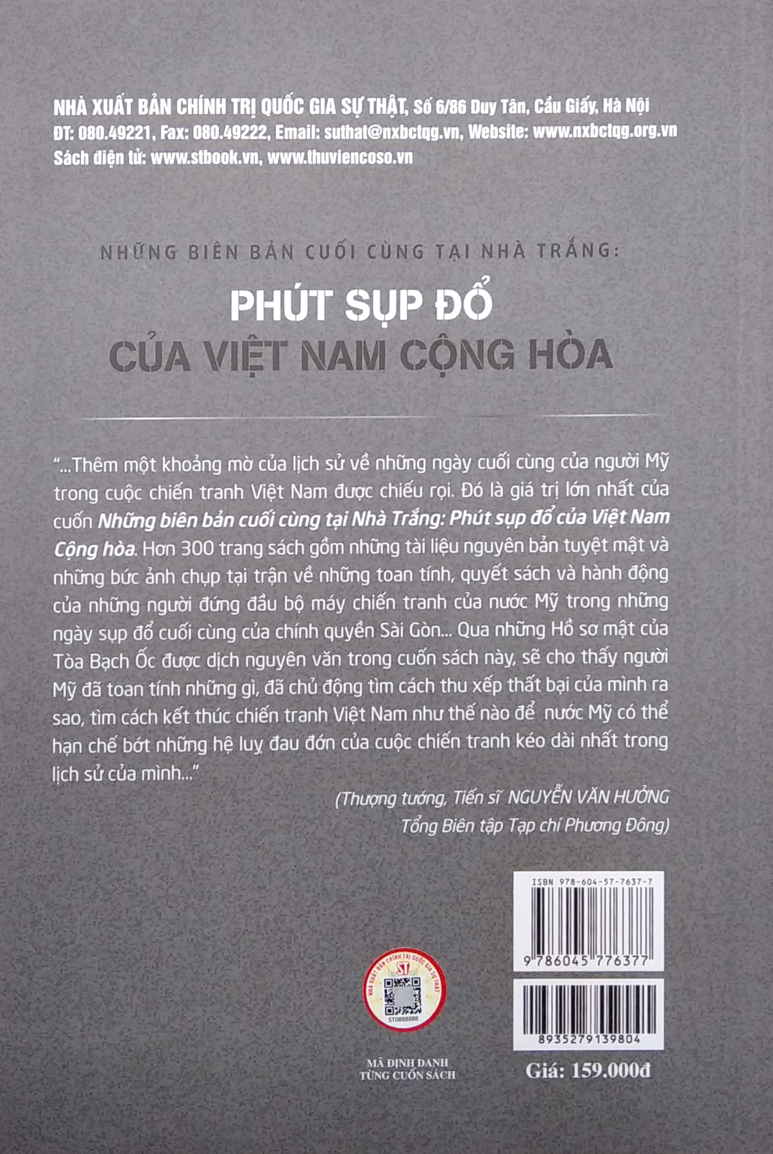 những biên bản cuối cùng của nhà trắng: phút sụp đổ của việt nam cộng hòa (xuất bản lần thứ hai) - Ảnh 6