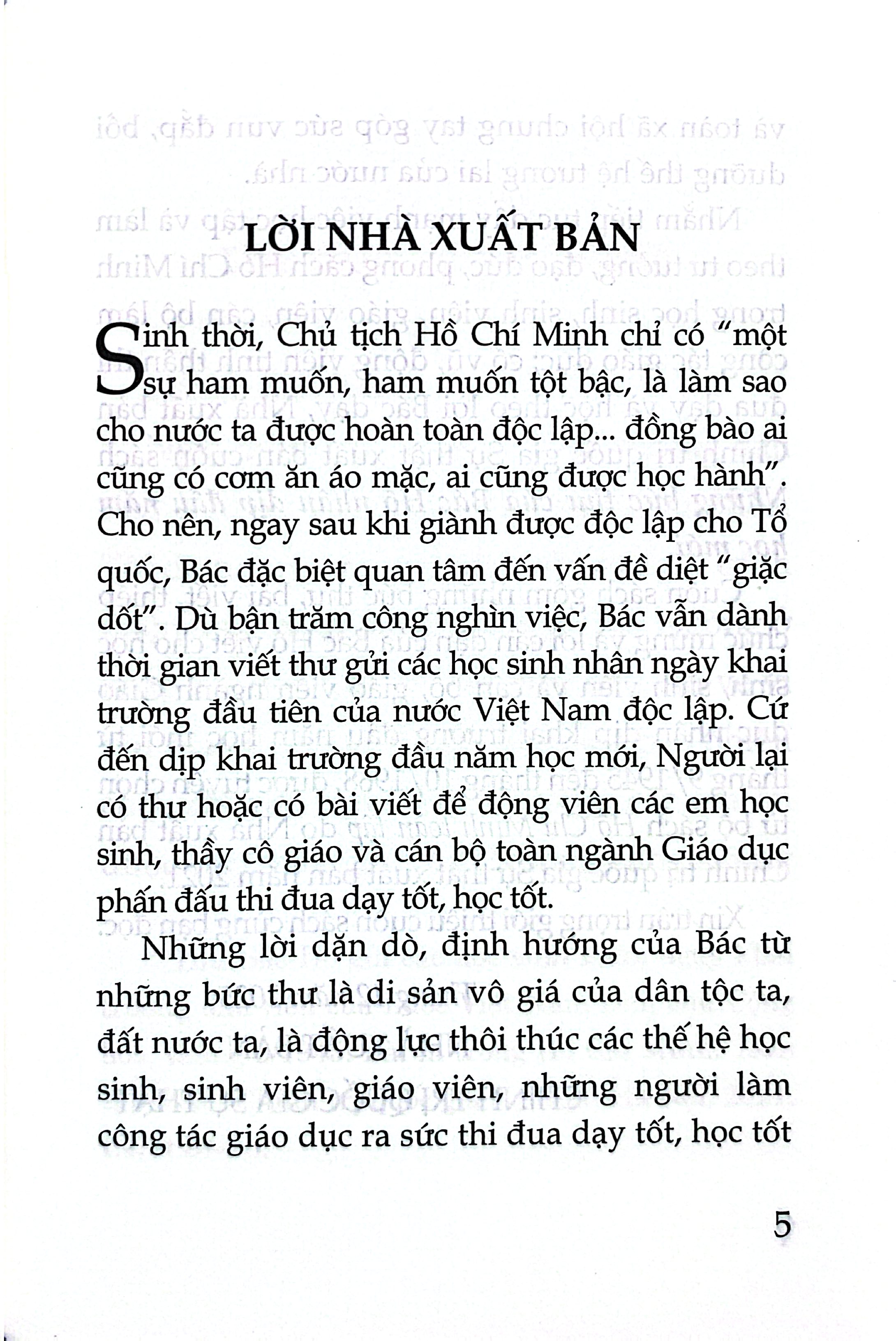 Những Bức Thư Của Bác Hồ Nhân Dịp Đầu Năm Học Mới - Ảnh 4