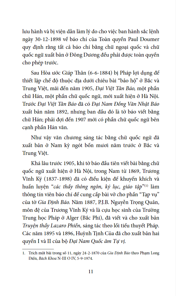 những bước đầu của báo chí truyện ngắn tiểu thuyết và thơ mới (1865-1932) - Ảnh 8