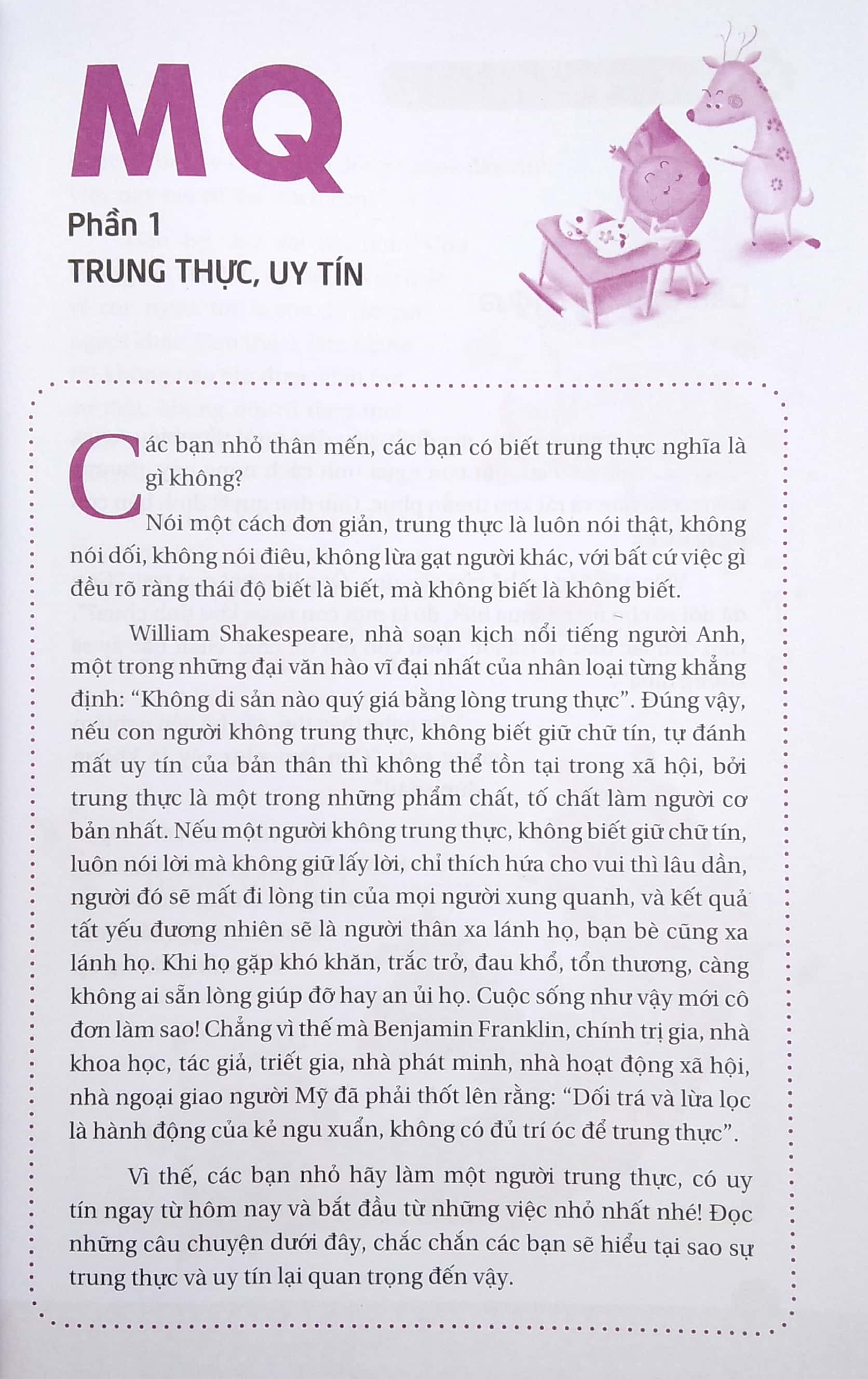 những câu chuyện bồi dưỡng chỉ số thông minh đạo đức mq - Ảnh 6