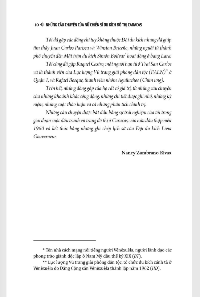 những câu chuyện của nữ chiến sĩ du kích đô thị caracas - Ảnh 8