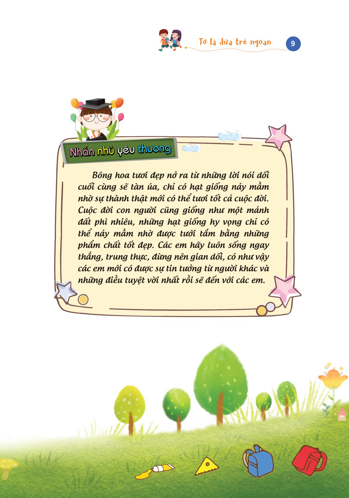 những câu chuyện nhỏ giúp em trưởng thành - tớ là đứa trẻ ngoan - Ảnh 10