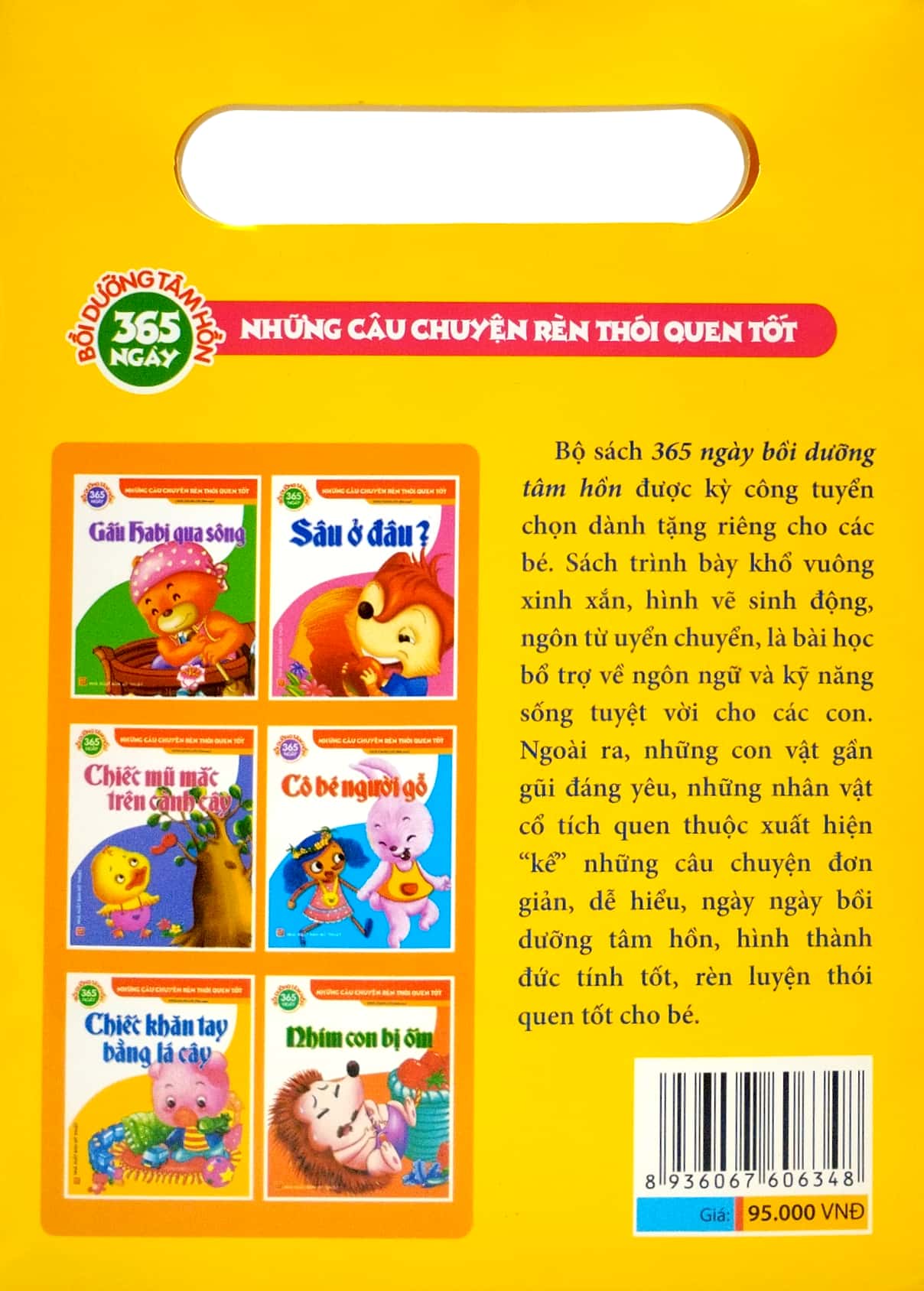 những câu chuyện rèn thói quen tốt - 365 ngày nuôi dưỡng tâm hồn (túi 6 cuốn) - Ảnh 3