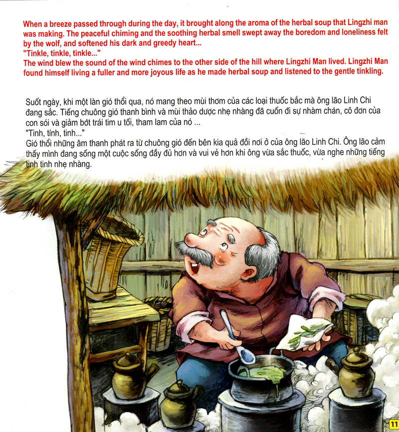 những câu chuyện thú vị giáo dục trẻ - âm thanh của những chiếc chuông gió (song ngữ anh - việt) - Ảnh 12